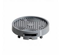 predolo Sotto Ruote Basso Profilo Sottovaso Rotondo in Plastica Vassoio per Casa, Balcone, 潮汐隐形接水托盘1号灰色, 简约