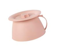 predolo Sputacchiera per la casa Toilette Orinatoio Pentola Comoda maniglia Toilette portatile con coperchio Padella multiuso per bambini maschi e femmine, C
