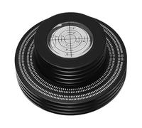 predolo Stabilizzatore di Peso per Dischi in Vinile, stabilizzatore per, Resistente, Robusto, ad Alte Prestazioni con a Bolla in Alluminio, Nero
