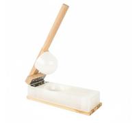 predolo Stampo per Dolci di Riso Design Compatto Torchio Manuale per Impasto Lucidato a Mano Creatore di Dischi di Pasta in Legno, 95x45mm Plastica L