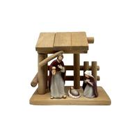 predolo Statua Della Natività di Natale, Presepe di Natale, Scultura in Legno E Resina Delicata