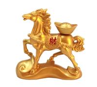 predolo Statua di Cavallo, Statuetta di Cavallo, Artigianato Artistico, Opera D'arte in Lega, Scultura di Animali, Arredamento per La Casa per Armadietti, 8.8 Cm X 8.4 Cm
