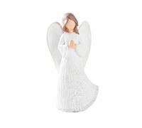 predolo Statuetta Celestiale in Resina | Base Stabile Svasata, Squisita, Figurina, per Mensola, Comodino, Bianco