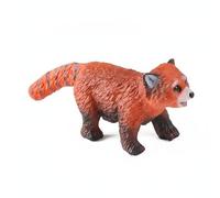 predolo Statuetta di Animale Selvatico Realistica Educativo Statuetta Animale Realistica Materiale Solido Giocattolo per Bambini per Progetti Scolastici, Rosso+Red+Panda