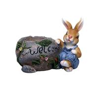 predolo Statuetta in Resina, Vaso di Fiori, Decorazione Pasquale, Vaso per Piante, Ornamento per Camera da Letto, Patio, Benvenuto Coniglio