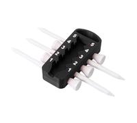 predolo Strumento di misurazione dell'altezza del Tee da Golf, posizionatore, Accessorio Leggero e Facile da Usare, regolatore di Altezza del Tee di, Nero