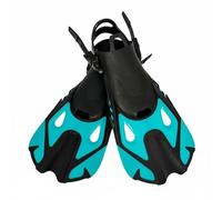 predolo Subacquee Snorkeling Nuoto Allenamento Pieghevoli E Compatte in PP TPE con Spinta Fluida E Sforzo Ridotto Tasca Morbida E Cinturino Regolabile Adatte, Azzurro, XS