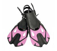 predolo Subacquee Snorkeling Nuoto Allenamento Pieghevoli E Compatte in PP TPE con Spinta Fluida E Sforzo Ridotto Tasca Morbida E Cinturino Regolabile Adatte, Rosa, S/M