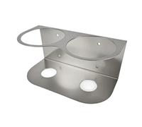 predolo Supporto per flacone spray, organizer da parete, facile da installare, versatile porta flacone spray per spazio di lavoro, 2 Fori