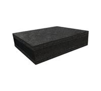 predolo Tappetino antivibrante smorzante di, isolamento acustico ispessito a tre strati, assorbimento degli urti per studio con macchinari per, 15 Cm X 20 Cm X 5.2