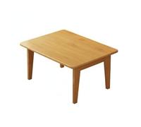 predolo Tavolino Giapponese Pieghevole Senza Installazione Tavolino Basso Pieghevole Robusto e Stabile Tavolo Tatami in Bambù per Davanzale, Naturale, 60 37 26.2cm