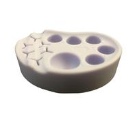 predolo Tavolozza per nail art Strumento per manicure Strumento di bellezza Tavolozza di colori misti professionale facile da pulire per la casa dell'artista, Viola