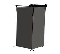 predolo Tenda Doccia Laterale per Veicoli, Cabina WC, spogliatoio, Cabina Doccia per e Auto, Nero
