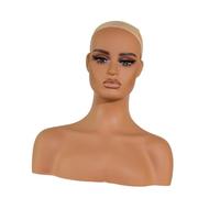 predolo Testa di manichino Testa di manichino Busto Parrucca professionale in PVC che mostra supporto per parrucca per collana Fare styling per la casa, il