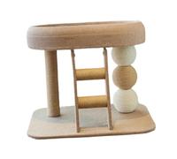 predolo Tiragraffi per Gatti, Centro attività, casetta per Gatti a 2 Livelli con tiragraffi per Gattini interattivi Che riposano in casa