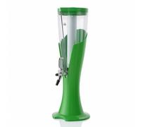predolo Torre di Birra con Rubinetto Professionale Torre Erogatrice di Birra Trasparente Distributore Bevande con Rubinetto per Addetti Al Servizio, Bar, Array, Verde