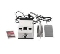 predolo Trapano elettrico per unghie 30000 giri/min per unghie acriliche Kit di lime per unghie professionale per intaglio taglio lucidatura affilatura, bianco