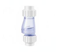predolo Valvola Unidirezionale Trasparente Resistente Alla Pressione Valvola Anti Riflusso Materiale Ispessito Attrezzatura Idraulica per Impianto Della Pompa, 1.5 Pollici DN50