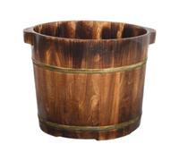 predolo Vasca da bagno in legno per pediluvi, vasca per pediluvi, secchio per pediluvi per bagno, Color B 30cm