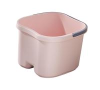 predolo Vasca per pediluvio con punti massaggianti per adulti, per la casa, dormitorio, per immergere piedi, unghie dei piedi e caviglie, portatile con, Rosa