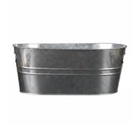 predolo Vasca Porta Birra Uso Multifunzione Secchiello Portatile con Manico Resistente Secchiello in Metallo per Stand