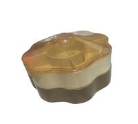 predolo Vassoio da portata diviso con coperchio, piatto da antipasto a 2 strati, piatto di frutta per la, capodanno cinese, verdure e