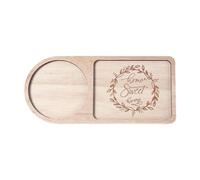 predolo Vassoio da portata per dessert, piatto per biscotti pasquali, vassoio rettangolare per dolci pasquali, piatto da portata per dolciumi da bar, B