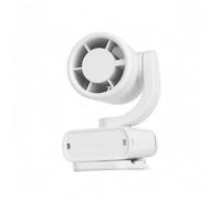 predolo Ventilatore a Clip Portatile Ventilatore da Tavolo Mini Ventilatore Ricaricabile Ventilatore USB con Pinza Stabile E Testa Orientabile in Plastica, Bianco, 63 83 50mm