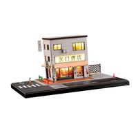 predolo Vetrina espositiva per modellini di Auto in 1/64, Regalo da Collezione, libreria Giapponese, Diorama, Ornamento, Accessorio Fotografico