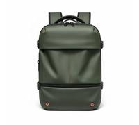 predolo Zaino da Viaggio Impermeabile Tecnico 30l Compressione Borsa Pc Materiali Traspiranti E Porta di Ricarica USB per Organizzazione, Verde, Verde Militare, 16 Pollici