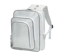 predolo Zaino Trasparente in PVC Strutturato Zaino Trasparente con Cerniera Impermeabile Borsa per Tecnici, Camera Bianca