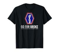 Predone americano: 442nd Regimental combattimento Team Go For Broke Maglietta