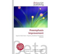 Preemphasis Improvement: Signal-to-Noise Ratio, Frequency, Baseband, Preemphasis Network