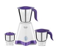 Preethi Corona MG-205 500 Watt Miscelatore Smerigliatrice Con 3 Acciaio Vasetti