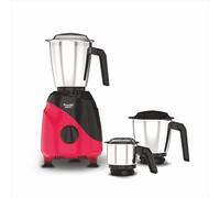 Preethi Peppy Mixer Grinder MG-245 750 Watt Mixie con 3 barattoli nero e ross...