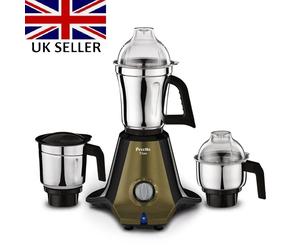 Preethi Titan Mixer Grinder 3 Barattoli 1000W Mixie Nero (MG-283)