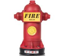 Prefdo Resina Retro Idrante Cane Pee Post, Rosso, 23,9 cm H x 10,9 cm W, Indoor/Outdoor, Potty Training Aid