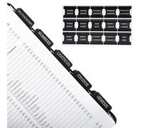 Prefdo Tabs Bibbia per studio della Bibbia, linguette bibliche laminate per donne e uomini, 75 linguette per indice biblico con stampa grande, 66 schede bibliche per vecchio e nuovo testamento, 9
