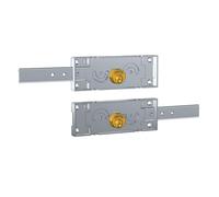 Prefer A711.5010.020S coppia di serrature laterali per Serrande Avvolgibili catenacci piegati e prolungati + 45 mm