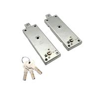PREFER - Coppia di Serrature per Basculante/Garage con Cilindro Tondo e Chiavi Punzonate - Sicurezza Affidabile con 3 Chiavi incluse