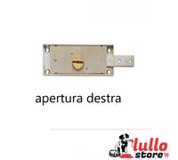 SERRATURA PER SERRANDA LATERALE DX POTENT 1610 DOPPIA MANDATA 155X56 MM (13428)