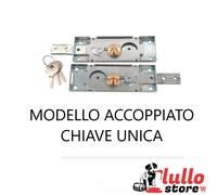 PREFER SERRATURA DI SICUREZZA CON CHIAVE PER SERRANDE DX SX CX COPPIA
