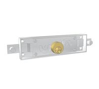 PREFER - Serrature per Serrande Avvolgibile mini - Serratura centrale cilindro tondo - Sporgenza cilindro mm. 5,7-155 l x 42 h x 15 p mm