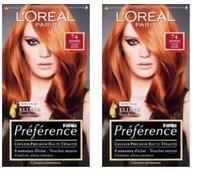 Préférence L'Oréal Paris Colorazione Permanente Rame intenso (Confezione da 2)