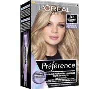 PREFERENCE L'Oréal Paris Preference Blond Pile Colorazione Permanente Capelli, Tonalità: Copenaghen 8.1, Biondo chiaro cenere