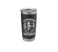 Preferirei ascoltare Beethoven Bicchiere termico in acciaio inox doppia parete