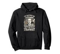 Preferirei Ascoltare Igor Stravinsky Felpa con Cappuccio