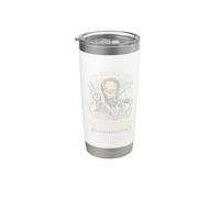 Preferirei ascoltare il pianista compositore Tchaikovsky Bicchiere termico in acciaio inox doppia parete