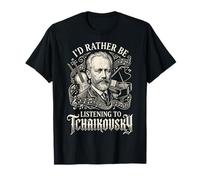 Preferirei Ascoltare Il pianista compositore Tchaikovsky Maglietta