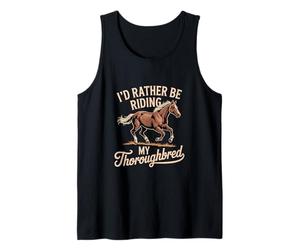 Preferirei Cavalcare Il Mio equestre purosangue Canotta
